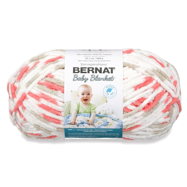 Bernat Baby Blanket~Bernat Blanket Yarn 10.5oz Chenille Soft Super Bulky Variety
